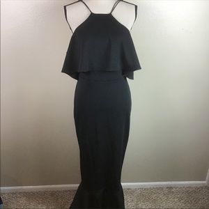 ASOS Black Fit & Flare Black Dress